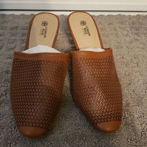 Avon Cushion Walk Mule Heels